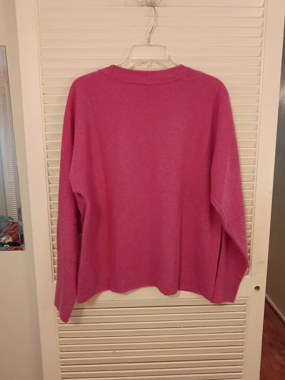 Joie Bright Fuchsia Crewneck Sweater Cashmere
